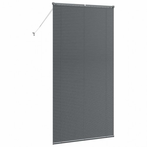 Persienne mørkegrå 220 x 120 cm - aluminium