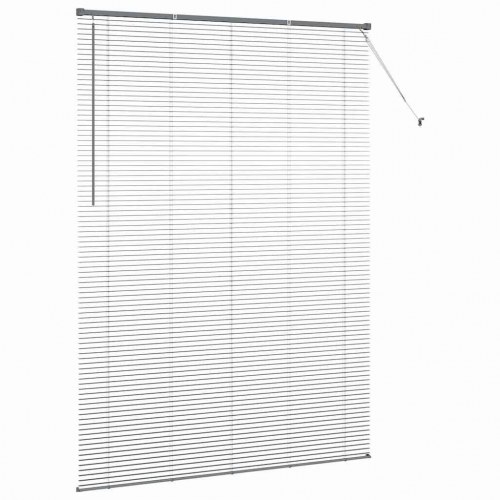 Persienne mørkegrå 220 × 160 cm - aluminium venetiansk rullegardin