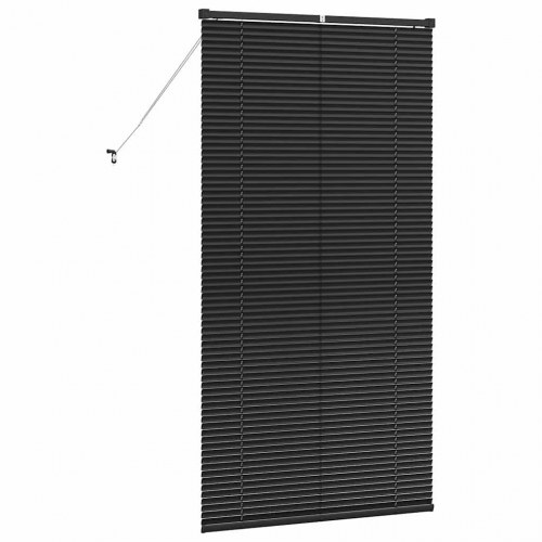 Persienne sort 175 x 85 cm - aluminium, 25 mm