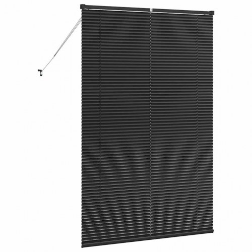 Persienne sort 175 x 120 cm i aluminium