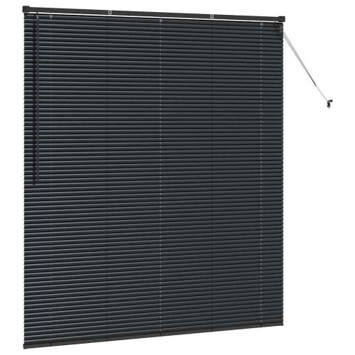 Persienne sort 175 x 160 cm - aluminium