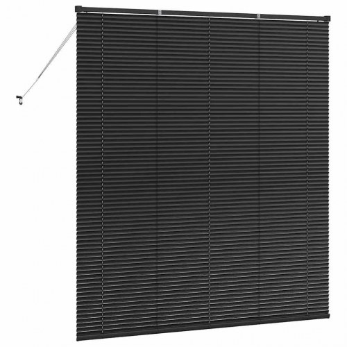 Persienne sort 175 x 160 cm - aluminium