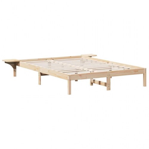 Sengestel i massiv fyrretræ 160 x 200 cm - naturfarvet