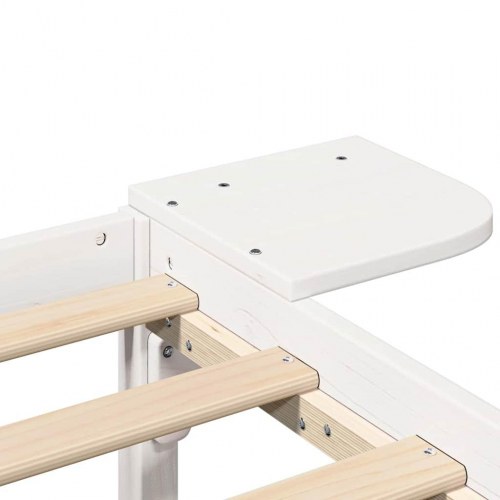 Sengestel 90 x 190 cm i massiv fyr - hvid