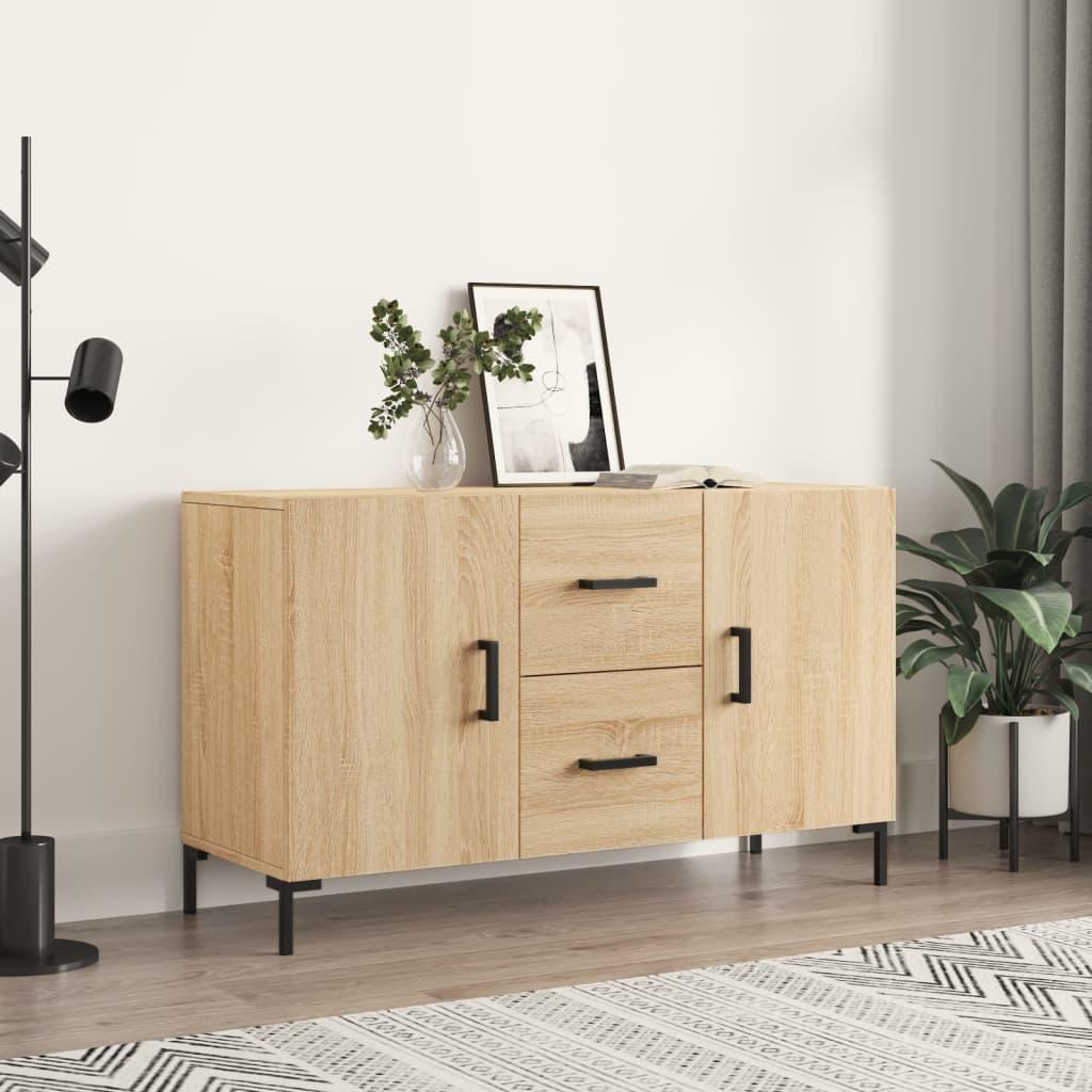 Skænk 100x36x60 cm konstrueret træ sonoma-eg