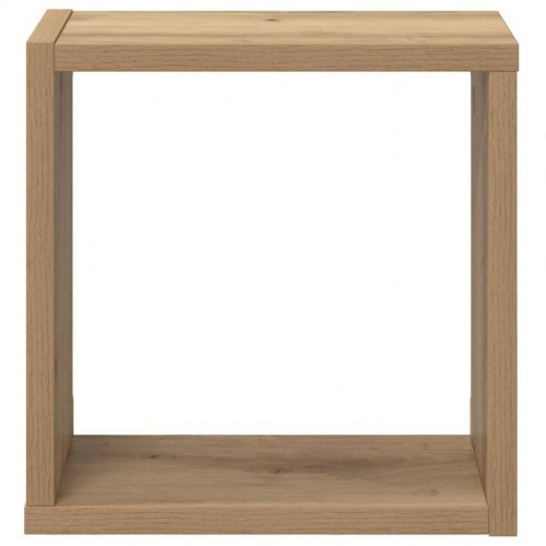 Væghylder i konstrueret træ - 2 stk, artisan egetræ, 26 × 15 × 26 cm