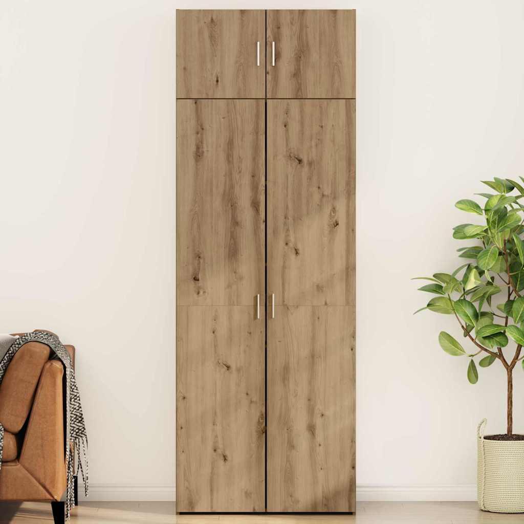 Opbevaringsskab artisan eg 80 x 42.5 x 225 cm Konstrueret træ