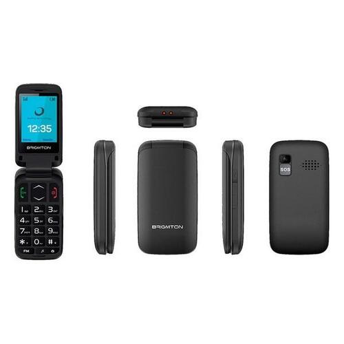 Mobiltelefon BRIGMTON BTM-5 2,4" TFT Bluetooth FM Sort