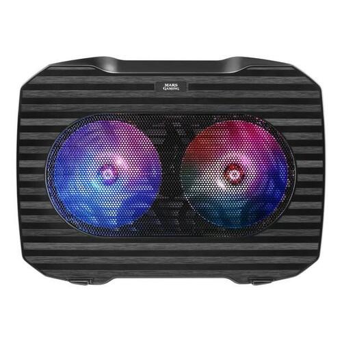 Spillekølingsbase for en laptop Mars Gaming MNBC0 RGB Sort