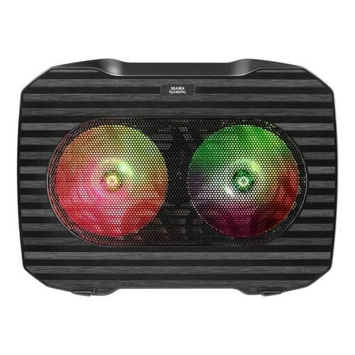 Spillekølingsbase for en laptop Mars Gaming MNBC0 RGB Sort