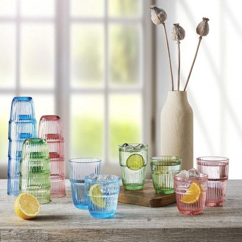 Bormioli Rocco Barshine vandglas, grøn - 300 ml (6 stk.)