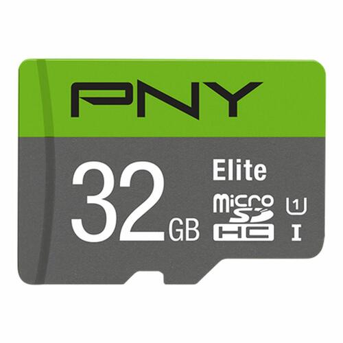 MicroSDHC-kort PNY 32 GB UHS-I U1 Class 10 + SD-adapter