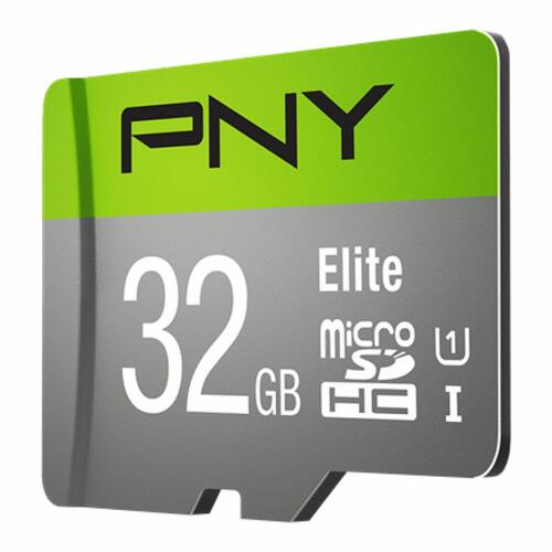 MicroSDHC-kort PNY 32 GB UHS-I U1 Class 10 + SD-adapter