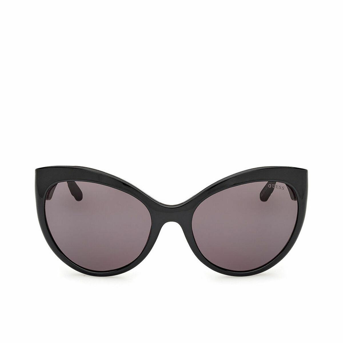 Guess solbriller til kvinder GU00130 6101A - sort sommerfuglform, 61 mm