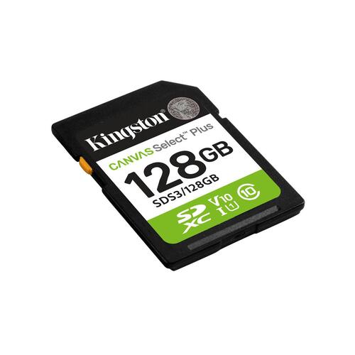 Mikro-SD-hukommelseskort med adapter Kingston SDS3/128GB 128 GB