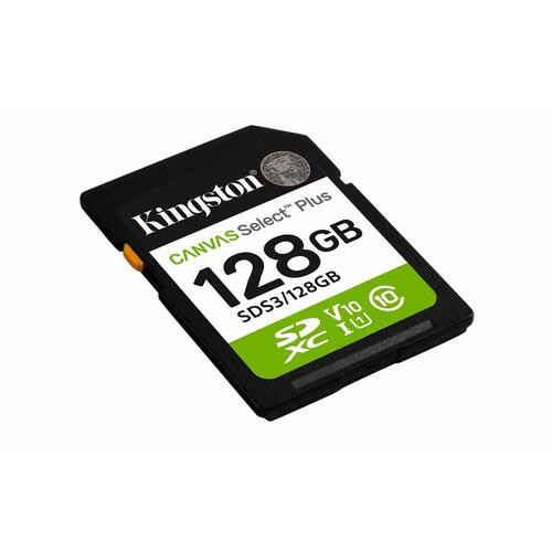 Mikro-SD-hukommelseskort med adapter Kingston SDS3/128GB 128 GB