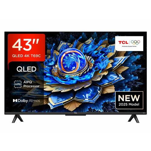 TCL 43" QLED 4K Ultra HD Smart TV (43T69C)
