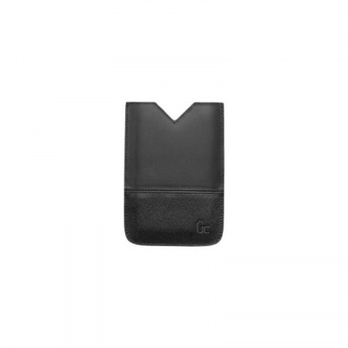 GC Watches mobilcover til iPhone - sort læder (12 × 8 cm)