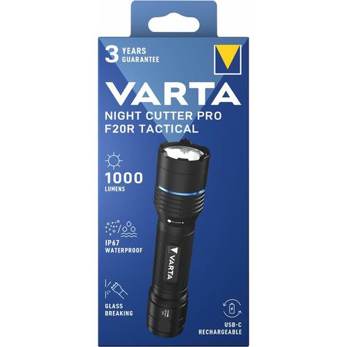 Varta lommelygte - robust LED lygte med fokusfunktion