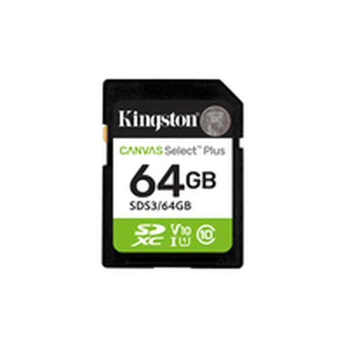 Kingston Canvas Select Plus SDXC UHS-I hukommelseskort 64 GB (inkl. adapter)