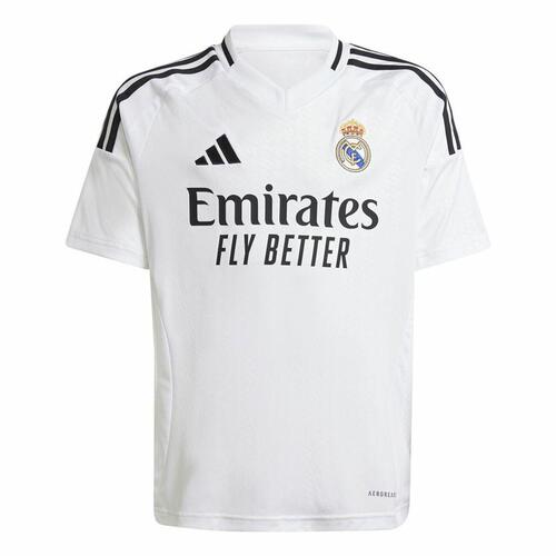 Adidas Real Madrid 24/25 Home Kit til børn - Hvid (15-16 år)