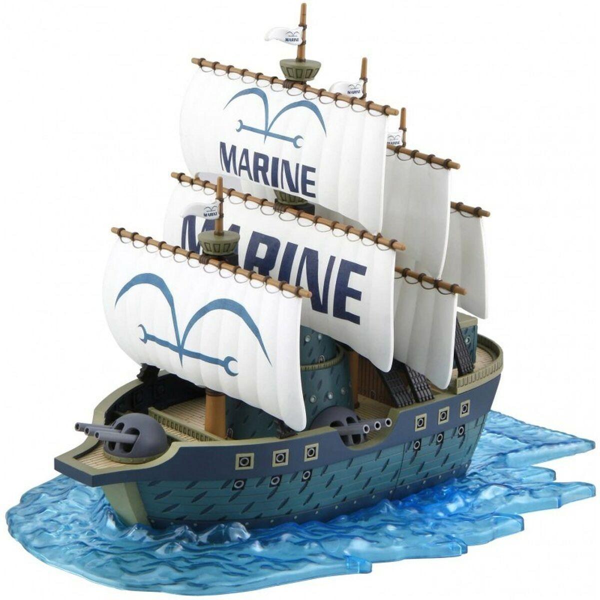 Samlerobjekter One Piece Grand Ship Collection Marine Ship Plastik