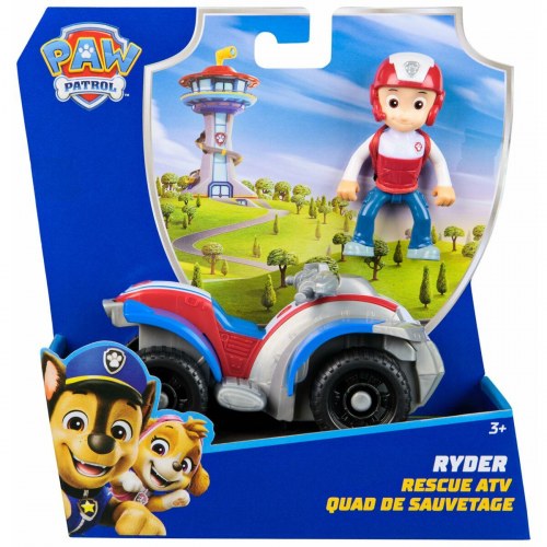 Actionfigur Paw Patrol - Ryder med rednings-ATV