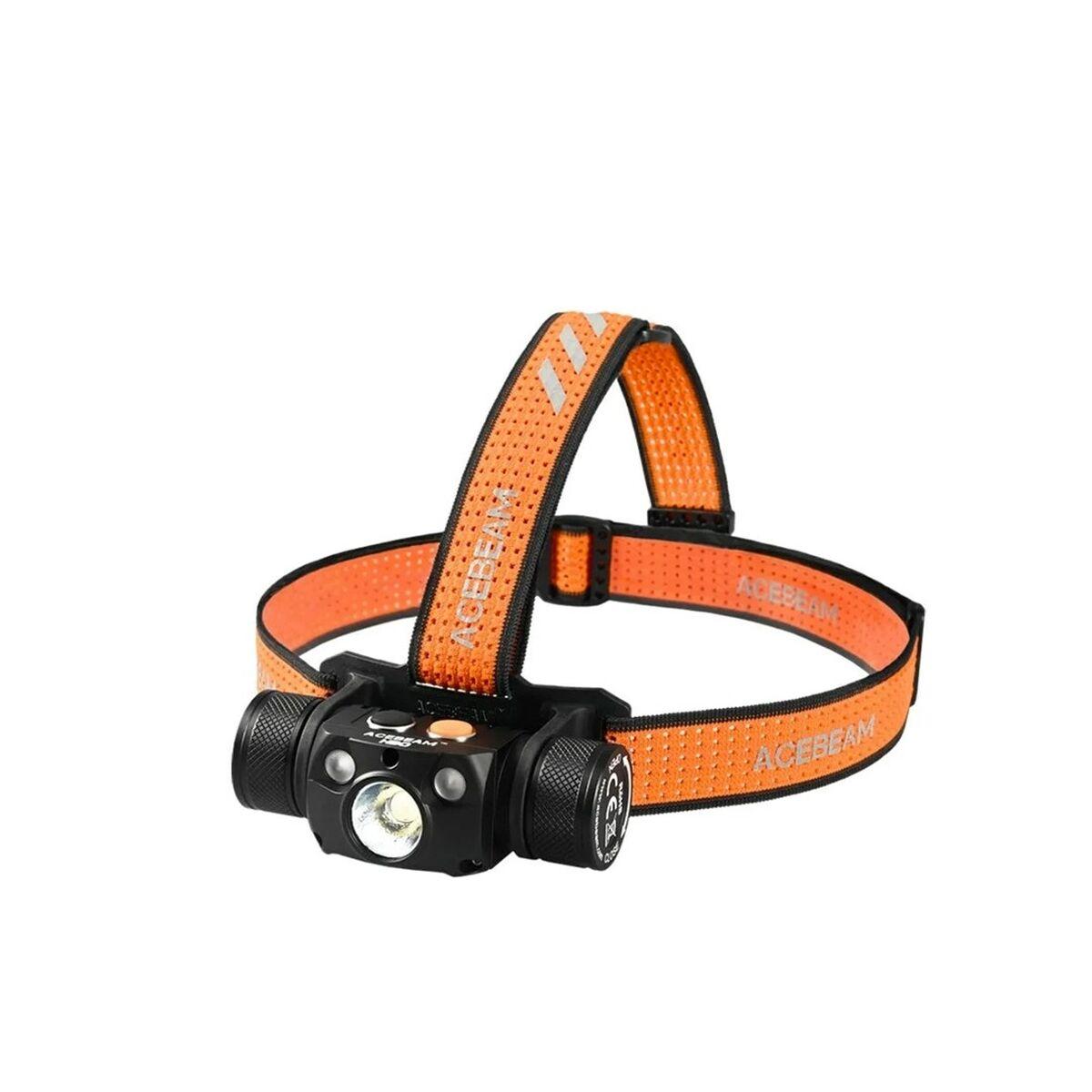 LED Pandelampe Acebeam H30 R+UV 6500K Sort Orange 4000 Lm