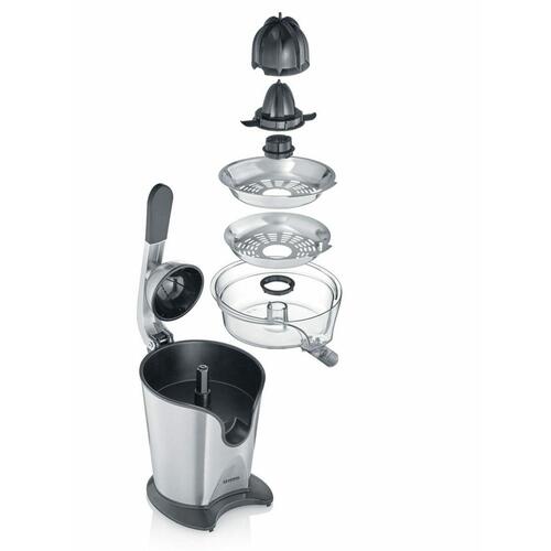Severin CP 3544 elektrisk citruspresser - sort/sølv