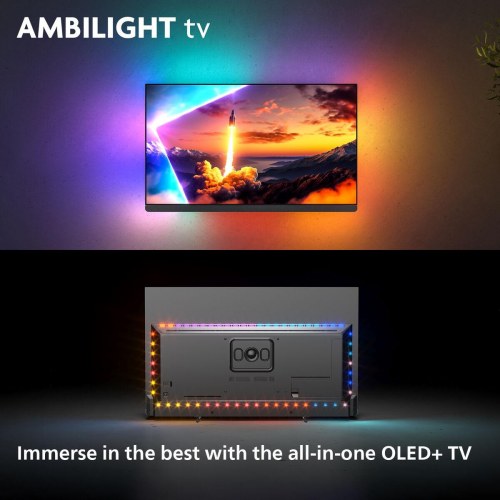 TV Philips 65" OLED+ 4K Ultra HD med Ambilight, Google TV, NVIDIA G‑SYNC