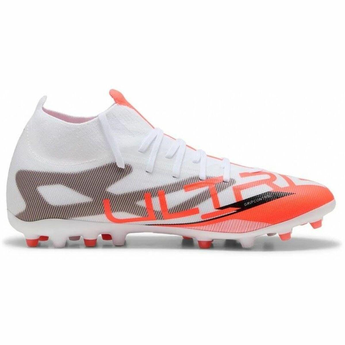 Voksen fodboldstøvler Puma Ultra 5 Match+ Mg Hvid 43
