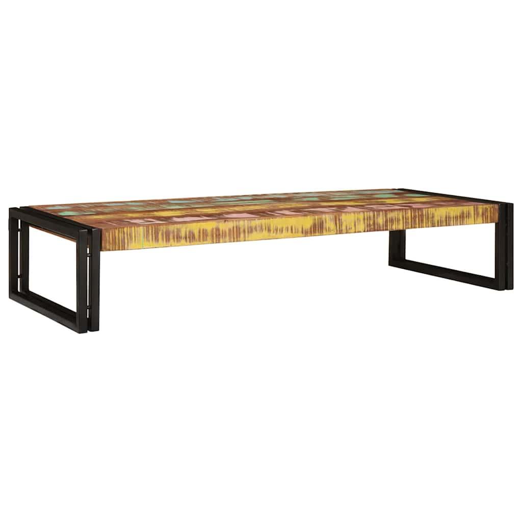Badeværelseshylde i genbrugstræ - flerfarvet 120 × 50 × 23 cm