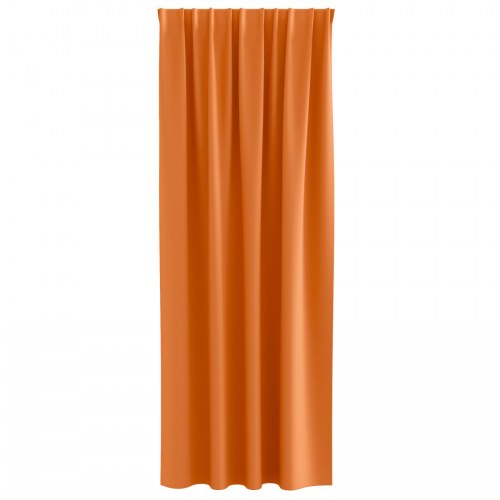 Mørklægningsgardiner med gardiner Bright Orange Polyester