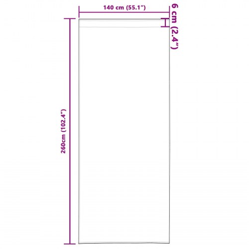 Mørklægningsgardiner med gardiner Bright Orange Polyester