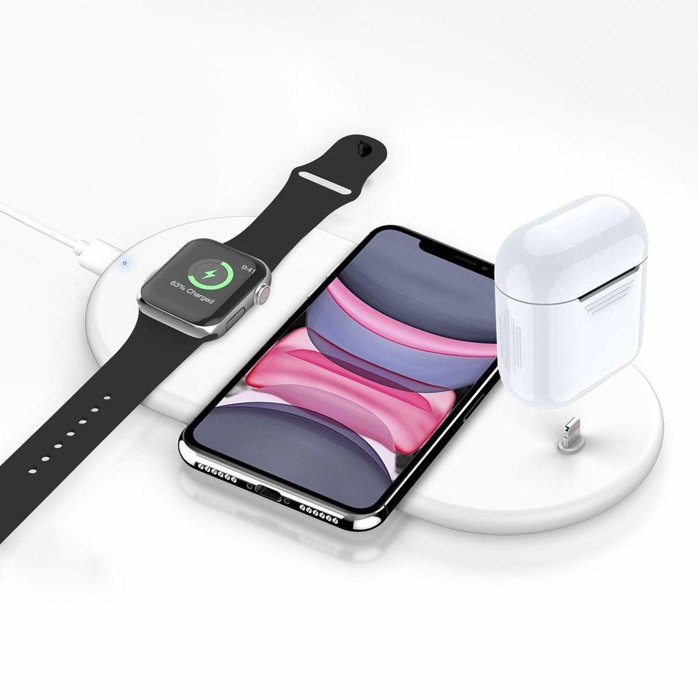 Trådløs oplader 3-i-1 (OUTLET D)