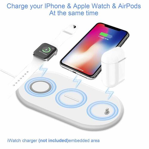 Trådløs oplader 3-i-1 (OUTLET D)