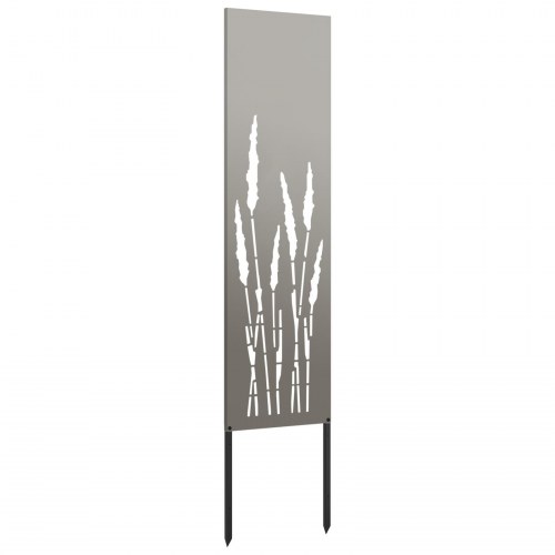 Have privatliv skærm Fretwork Rusten 32 x 140 cm Forvitret stål