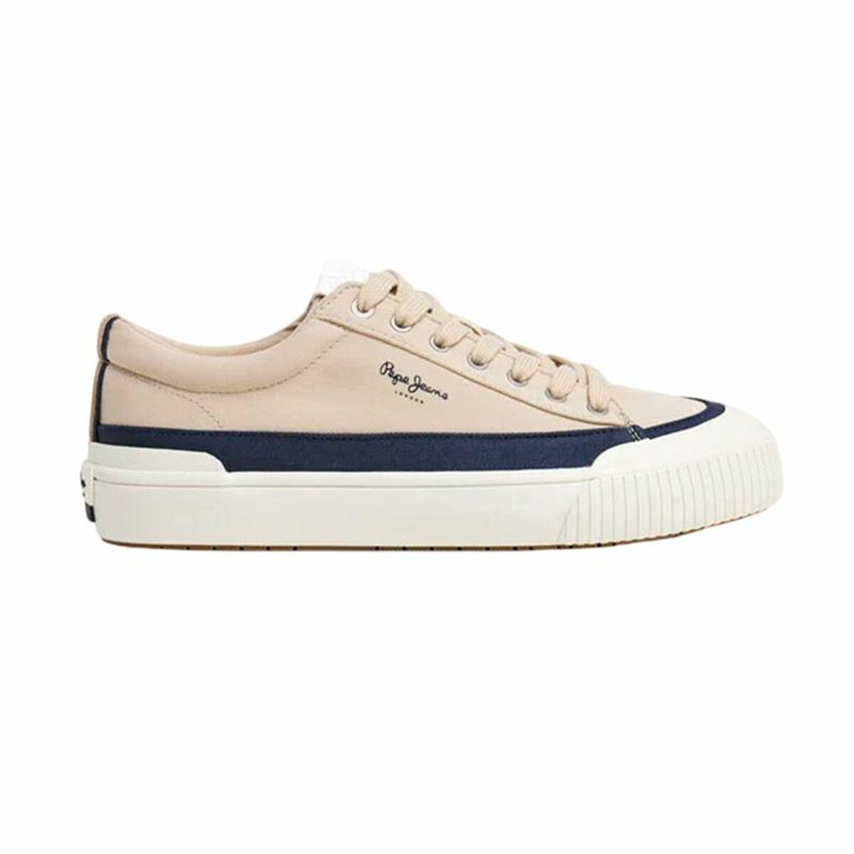 Pepe Jeans Ben Wash Herre Sneakers Hvid Str 43