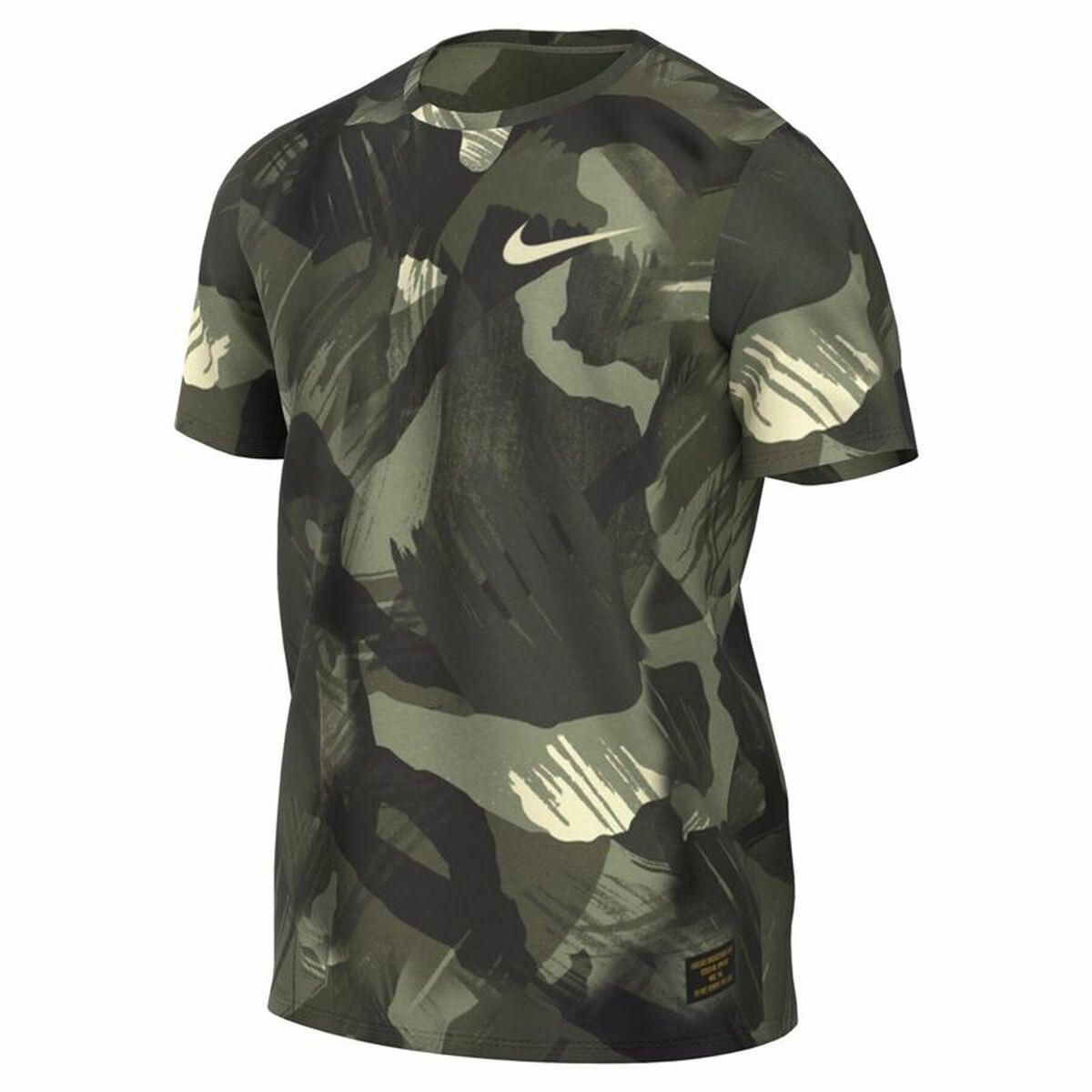 Nike Dri-FIT kortærmet T-shirt til mænd - Grøn, str. M