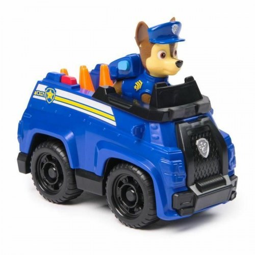 The Paw Patrol actionfigur - politibil med Chase, blå/sort