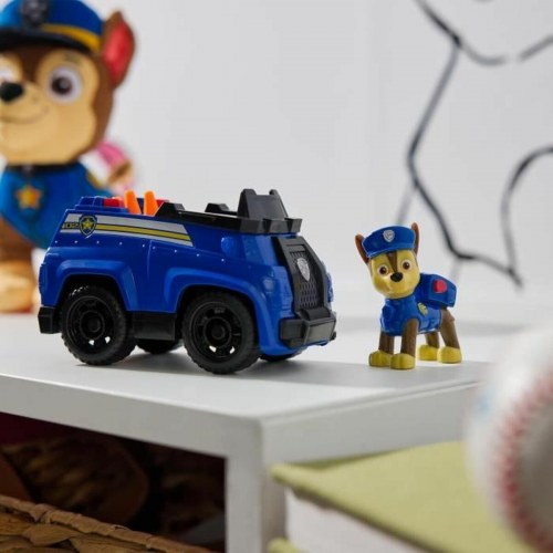 The Paw Patrol actionfigur - politibil med Chase, blå/sort