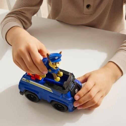 The Paw Patrol actionfigur - politibil med Chase, blå/sort