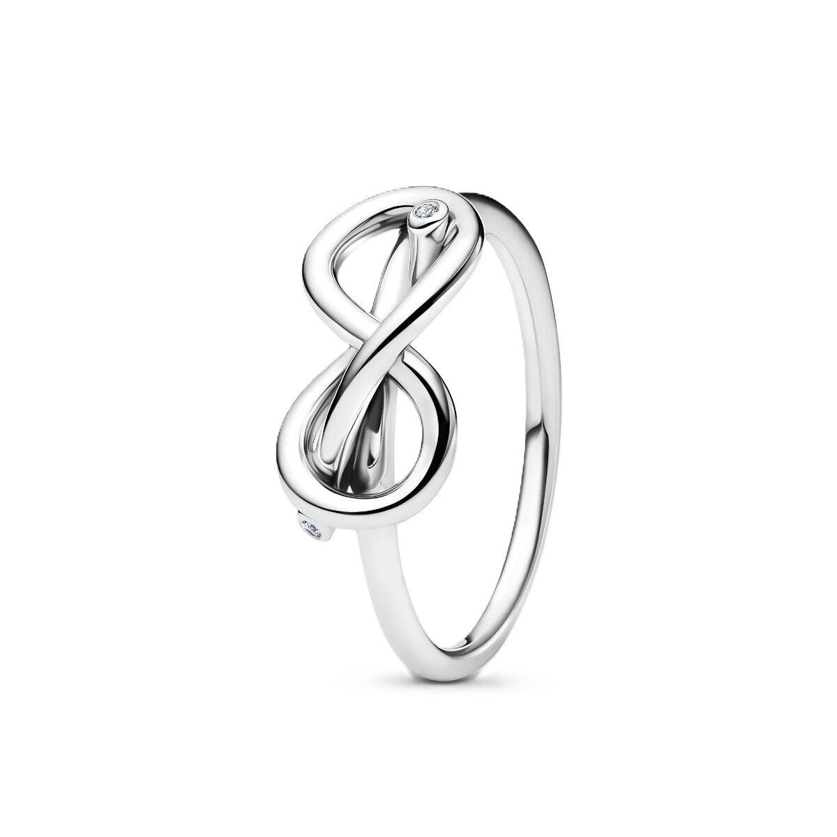 Ring til kvinder - Pandora sølvfarvet, str. 10 (193759C01-50)