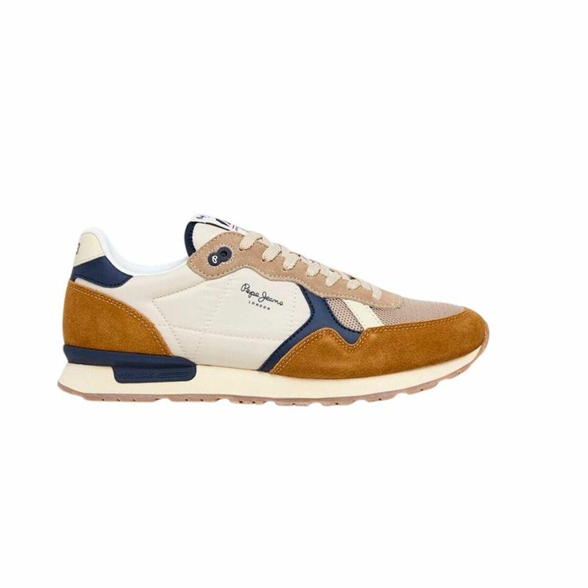 Pepe Jeans Brit Camp Herre Sneakers Lys Brun Str 44