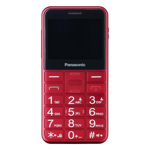 Mobiltelefon til ældre mennesker Panasonic Corp. KX-TU150 TFT LCD Dual SIM Rød