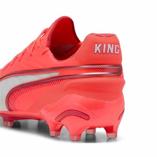 Puma King Ultimate FG/AG fodboldstøvler til voksne - Rød (41)