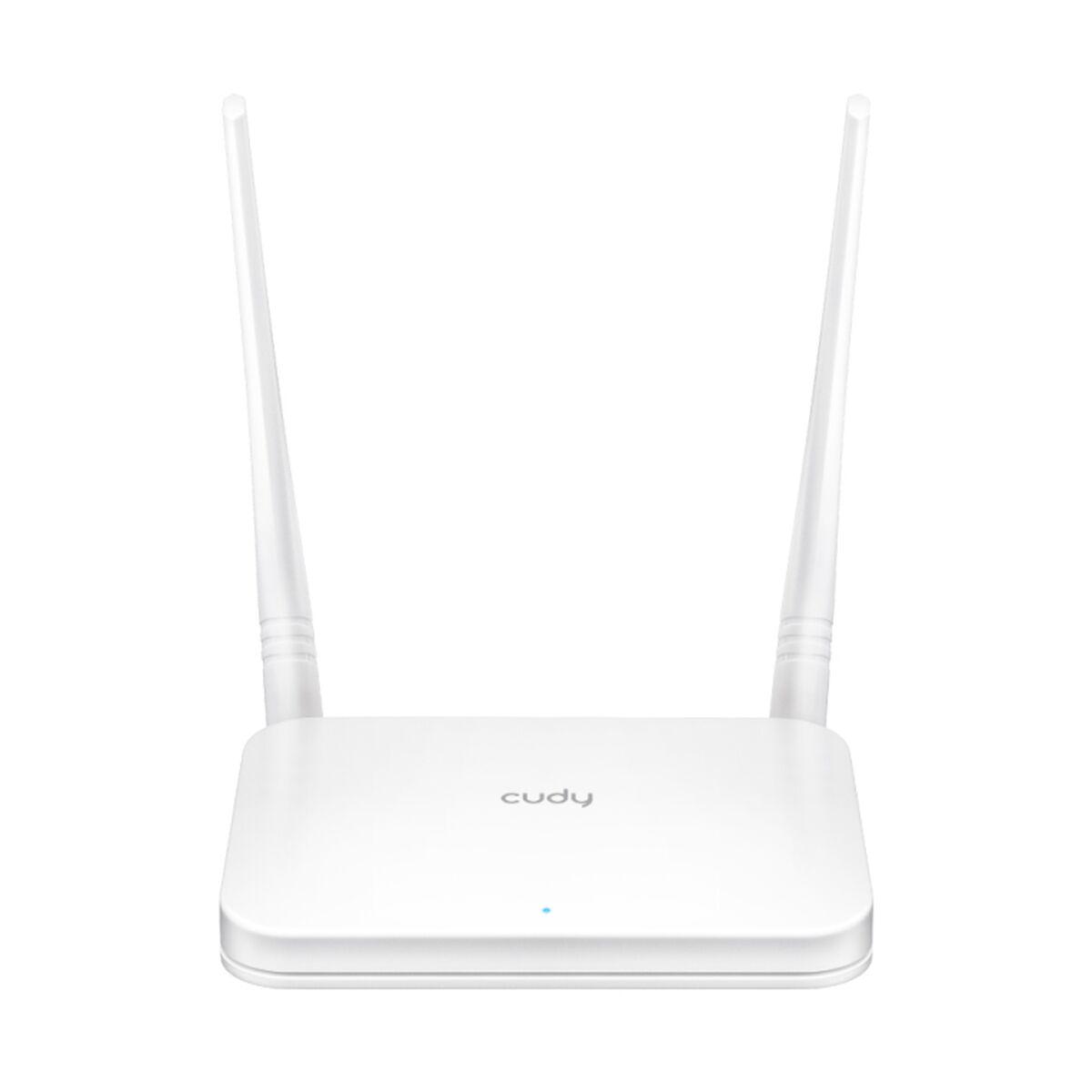 Cudy WR300 trådløs router - 300 Mbit/s, hvid