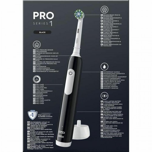 Braun Oral-B Pro 1 elektrisk tandbørste - sort