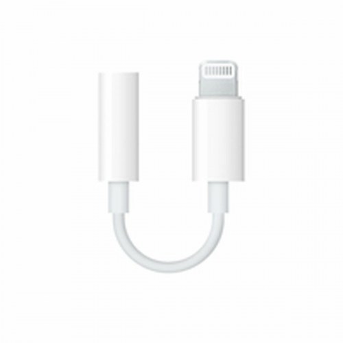 Apple Lightning til 3,5 mm jack adapter - Hvid