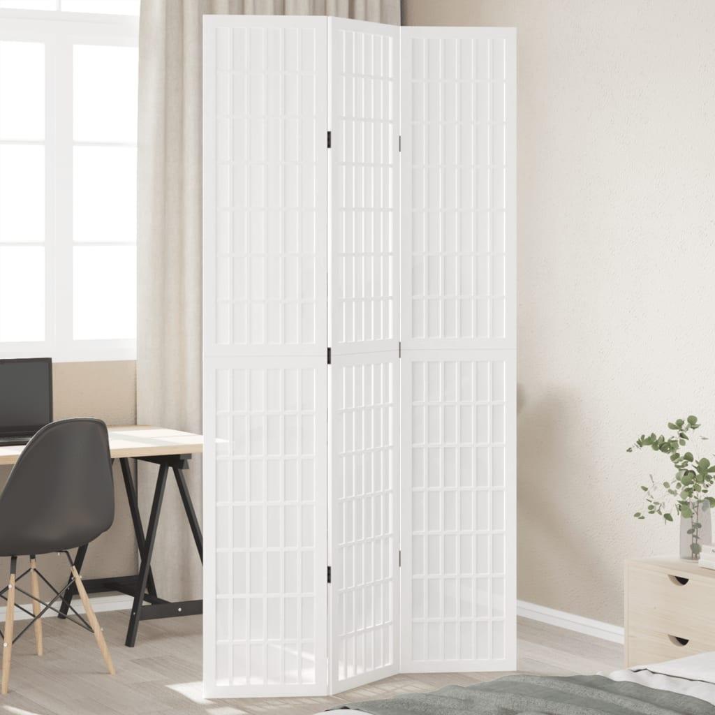 Rumdeler Massivt Kejsertræ Hvid - 40 x 220 cm / 3